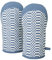 Penguin Home Oven Gloves,Heat Resistant, Colour - White & Blue, Eco Friendly & Sustainable,Frog shaped Oven Mitts,Cotton with 100% polyester filling, Cooking Baking Grilling BBQ,Size - 18x32cm