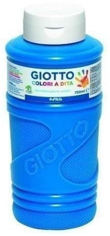 GIOTTO Pintura De Dedos De 750 Ml Color Azul Cyan