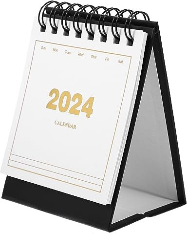 Kleiner Tischkalender, Freistehender Papier Desktop Kalender Geschenkideen