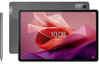 Lenovo Tab P12-2023 - Tablet touchscreen espansivo - Display 3K da 12,7 pollici - Fotocamera da 13 MP - 8 GB di memoria - 128 GB di memoria UFS - Android 13 - Dolby Atmos - Altoparlanti Quad JBL -