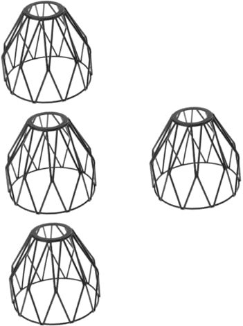 UKCOCO 4stücke Hollow Iron Lamp Shade Chic Pendelleuchte Kreatives Design Für Restaurants Cafés Und Wohnräume Als Deckenleuchte Oder Hängelampe Vielseitig Einsetzbar Einfache Montage