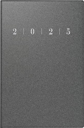 rido/idé Taschenkalender Mod. partner/Industrie I 2025 | A7, Kunststoff, anthrazit