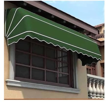 Toldo para Patio Retráctil, Toldo Plegable Flexible, Soporte De Aluminio Engrosado, Protección UV, Canopy Decoración Café, Tienda De Ropa (Color : Verde, Tamaño : 80X60X60CM)