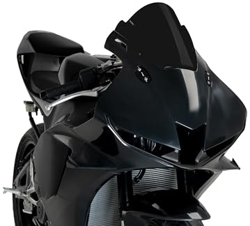 Puig 21522J Z-Racing Scheibe optimierte Aerodynamik, Mattschwarz