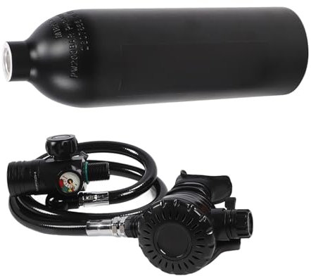 Mini Bouteille de Plongée, Bouteille d'oxygène Polyvalente et Confortable avec Lunettes de Plongée pour l'exploration sous-Marine