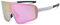 Long Keeper Sport Sonnenbrille Damen Herren Fahrradbrille Radbrille Verspiegelt Sportbrille UV400 Schutz für MTB Rennrad Radfahren Fischen Laufen (Weiß Rahmen – Rosa Verspiegelt Gläser)