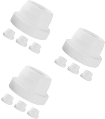 BESPORTBLE 3sets Rubber Ladder Caps for 9 Inch Pool Ladders Boat Rubber Bumpers Pool Leg End Caps Tube Covers 4pcs*3