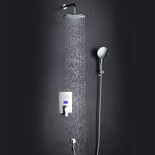 Conjunto de Ducha de Ducha Oculto Caliente Potencia Inteligente Digital Pantalla Digital Conjunto de Ducha Anti-Hot baño Hermoso práctico