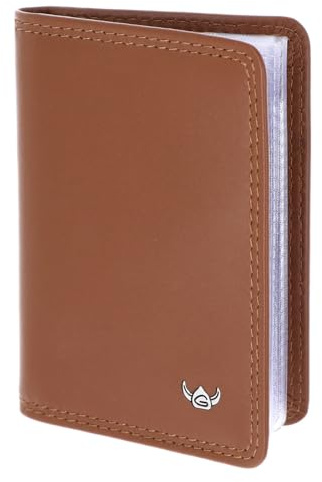 Golden Head Leder Polo RFID Protect Kartenetui 4431 Cognac braun