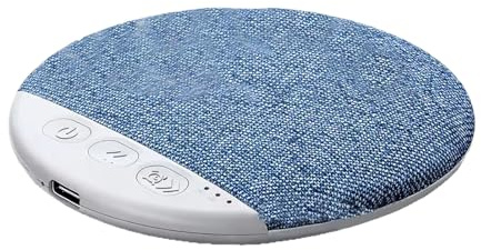 Wireless Under Pillow Speaker, White Noise Sound Device, Ultra Thin Sleep Speakers, Soft Touch Fabric Mini Speaker, Bedroom Audio Gadget with Soothing Mode, Sleep Aid Sound Player for Adults Kids