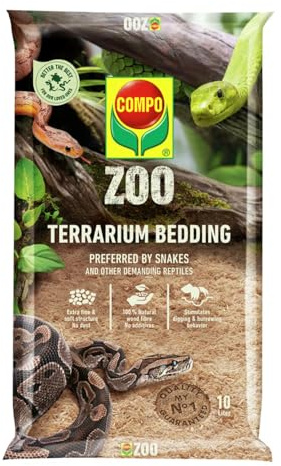 La zappa Terriccio Lettiera per Terrari di Serpenti uso professionale, da 10 litri