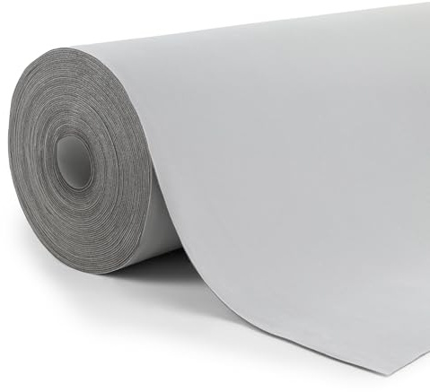 PINaPIN Auto Dachhimmel Stoff - Dachhimmel Reparatur & Innenverkleidung Auto - Autohimmelstoff Meterware - Flexibler 2-Schicht Gewebe für PKW, Wohnmobil, 240g/m² (Hellgrau, 100 cm x 180 cm)