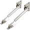 Douper 100N/22lb Gas Spring Soft Close Hinges, Slow Down Lid Stay Slowly Open Drop Door Flap for Kitchen Cabinet Cupboard Desk, Pack of 2
