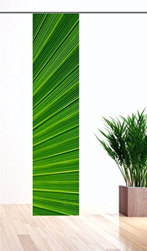 gardinen-for-life Flächenvorhang Green Macro, Gr.60x260 cm Schiebevorhang mit Druck-Motiv, Frühling