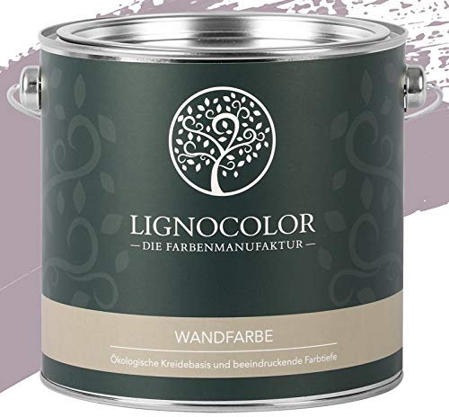 Lignocolor Wandfarbe Innenfarbe Deckenfarbe Kreidefarbe edelmatt 2,5 L (Marbella)