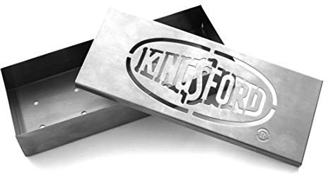 Kingsford Räucherbox aus Edelstahl für Grill | Räucherbox für alle Grills | robustes Grillzubehör | einfache Möglichkeit, jeden Grill in einen BBQ-Smoker zu verwandeln