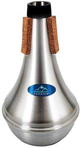 Eastrock Trumpet Straight Mute Silencer Lightweight with Rubber Cork for Jazz,Classic,Beginners and Students