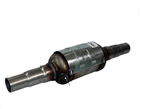 Universal Katalysator EURO 3 Norm aus Edelstahl RUND für alle Benzinmotoren bis 2000ccm mit Stufenrohr Ø 45mm / Ø 50mm / Ø 55 mm, Lambdasonde Anschluss für EURO 3 NORM.