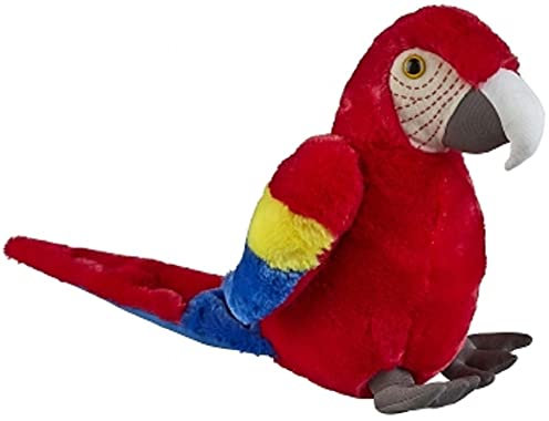 Ravensden Plüschtier Scharlachroter Ara Papagei 30cm