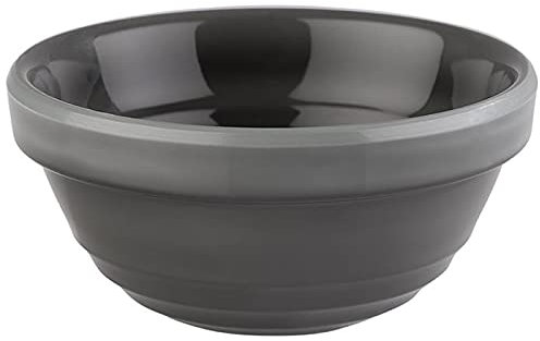 APS Schale EMMA - runde Buffet-Schüssel/Schale aus Melamin - Volumen 0,06 l/Ø 7,5 cm/Höhe 3,5 cm/Grau