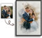 Dein Foto als Aquarell/personalisiertes Portrait/einzigartiges Geschenk/Familie, Partner oder Haustier/als Poster, gerahmtes Bild oder Leinwand (Bild im Rahmen, 50x75 cm)