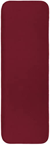 Brandsseller Bankauflage aus Filz 118x38x2 cm – Stilvolles, pflegeleichtes Sitzkissen für Innen & Außen, hochwertiges Bankpolster mit abgerundeten Ecken, langlebig – Bordeaux Rot