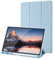 Case Compatible with Samsung Galaxy Tab A8 10.5 Inch 2022/2021 (SM-X200/X205/X207), Premium PU Leather + Soft TPU Back Case with Pencil Holder, Auto Sleep/Wake (Sky Blue)