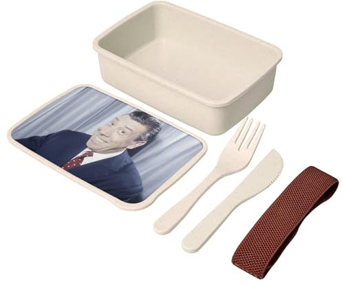 Fabulous Lunch Box with Cutlery Fernandel Vintage French Actor Comedie Star 700 ml