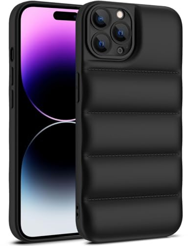 König Design Hülle, Handyhülle für Apple iPhone 15 Pro Max Case Ultra Dünn Slim, Kratzfest Case Schutzhülle Hülle für Apple iPhone 15 Pro Max (Schwarz)