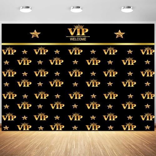 2,1 x 1,5 m VIP-Hintergrund, roter Teppich, Event, Fotografie-Hintergrund für wichtige Personen, Filmabend, Motto-Party, Erwachsene, Portrait-Banner, Dekorationen, Zubehör, Foto-Requisiten