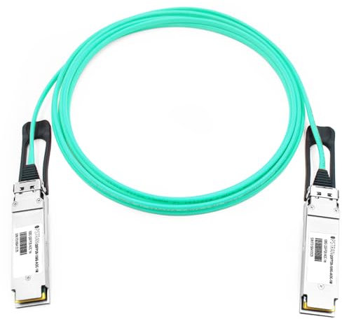 OPSTRAN 1m (3ft) 100G QSFP28 to QSFP28 Active Optical Cable Compatible with Brocade QSFP28-100G-AOC1M
