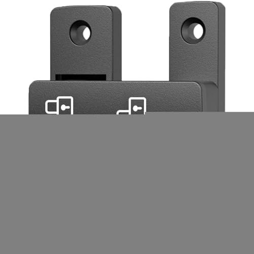 Loquet de porte de grange robuste | Loquet de portail pour portes en bois | Quincaillerie de sécurité pour porte d'abri de jardin, mécanisme de verrouillage de porte coulissante, serrure de porte de