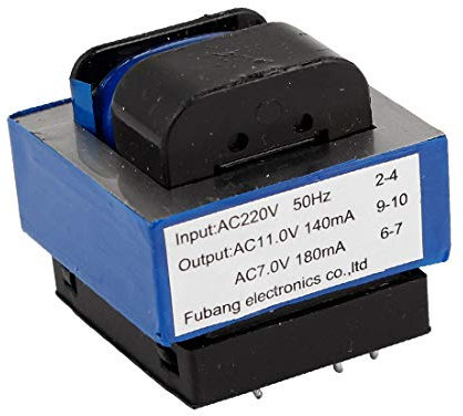 VWWJCCRO AC 220V a 11V/7V 140mA/180mA Trasformatore di Alimentazione for Forno a microonde a 7 Pin