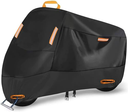 PUBIBD Funda Moto para Honda CBR 1100 XX CBR 1100XX, Fuerte Impermeable Antipolvo Viento Protector Cubierta Moto, Exterior Protector Anti-UV Protector Toldo Moto