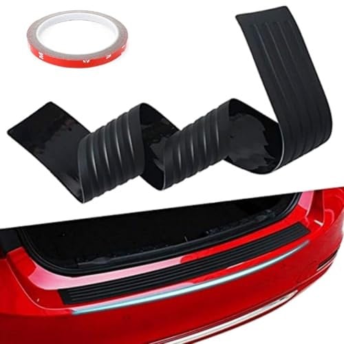 Paraurti Antigraffio Anti-Collisione,Striscia di Protezione del Bagagliaio,Protezione per Paraurti in Gomma,Nastro Da Davanzale Della Porta Dell'Auto Per Auto Suv Camion(90 x 8 cm) (1)