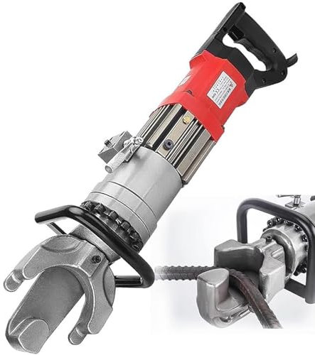 HENGCMM Cintreuse Tube Acier Hydraulique, Plieuse Électrique pour Barres D'armature 220 V, avec Boulon dePositionnement Cintrage RapideEt Facile des Barres D'armature Barre d'acier Tige d'acier,16mm