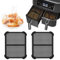 2 Pièces Silicone Grille Anti Eclaboussure,Grille Anti Projection pour Air Fryer Ninja AF400EU & AF451EU,Protection en Silicone Réutilisable pour Friteuse à Air Chaud,Accessoires pour Air Fryer Ninja