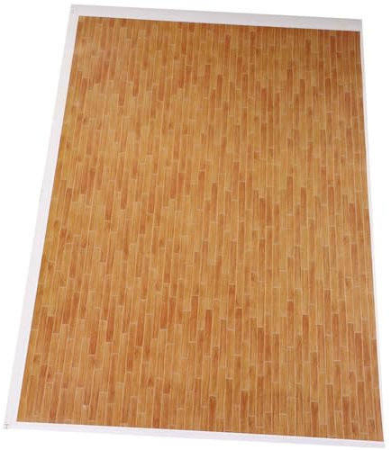 BESTonZON Mini Boden Papierbogen DIY Miniatur Diele Bodenaufkleber Für Puppenhaus Teppichdesign Ideal Für Puppenmöbel Und Dekoration Kreatives Bastelset Für Und Erwachsene