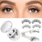 Magnetic-Eyelashes with Applicator for Women, 2 Pairs Magnetic-Lashes No Glue Needed, Soft False Eyelashes Natural Look, Reusable Eyelash Kit Easy to Wear and Remove (Style B, Style C)