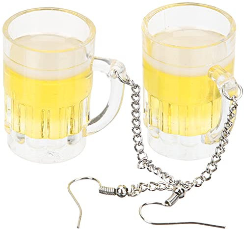 Homoyoyo 1 Paar Bierohrringe bier ohringe bier ohrring Damenohrringe hängende Ohrringe kreative Ohrringe bier schmuck kettenanhänger lustig lustige kette Legierung