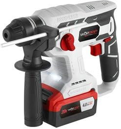 Marteau perforateur sans balais 20V 1 batterie 4.0Ah WORGRIP