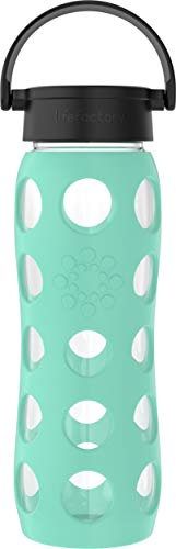 Lifefactory Glass Hydration Bottle Sea Green 650 ml