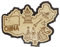 Printtoo China Karte Souvenir Holzgravur Kuehlschrankmagnet Geschenk Collectibles