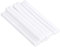 HUIHUIBAO 12 PCS Colored Hot Glue Sticks, Mini Hot Melt Adhesive Glue Stick for DIY Art Craft, 7 x 100mm (White)