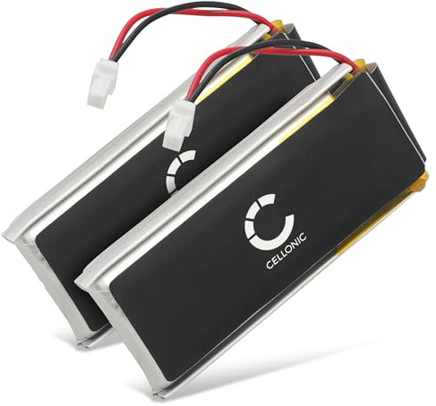 subtel 2X Akku für Headset Kompatibel mit Cardo Scala Rider G9, Scala Rider G4, Scala Rider G9X, BAT00002 - (800mAh, 3.7V)