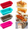 MZY1188 1pcs Gris Molde Rectangular de Silicona, Molde para Hornear de Silicona Resistente a la Temperatura, Molde para tostar Dulces Molde para Hornear DIY Suministros de Cocina Pastel