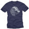 Makaya T-Shirt Geek Death Star avec ATAT Wars Bleu Homme L