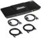 TESmart Dual Monitor 2x2 HDMI+VGA KVM Switch 4K@60Hz 4:4:4 Ultra HD 2 PC 2 Monitor con porta USB 2.0 extra e uscita audio L/R include 2 cavi KVM da 1,5 m - Nero opaco