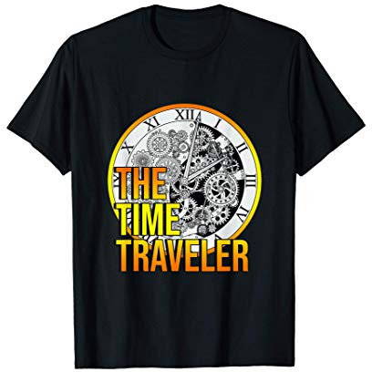 Zeitreise Uhr Uhrwerk Time Traveler Uhrzeit Physik Geschenk T-Shirt