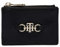 Tommy Hilfiger Damen Geldbörse Schwarz Minimalistisch Horizontal Polyurethan Reißverschluss 12 cm x 0,2 cm x 8 cm